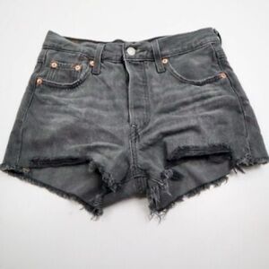 Levi’s | Premium 501 Distressed High-Rise Shorts